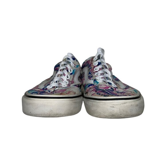 Vans Colorful Hawaiian Floral Old Skool Low Top Sneakers Men's 4.5 Women's 6 - Picture 2 of 10